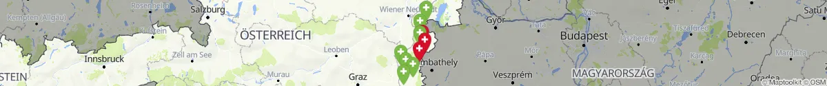 Kartenansicht für Apotheken-Notdienste in der Nähe von Oberloisdorf (Oberpullendorf, Burgenland)